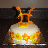 Flower Cake This is a 6 inch single layer cake for my other niece. Her mom has already bought her main cake so I wanted something special from me. I...