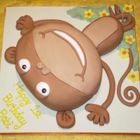 Cheeky Monkey Birthday Cake 