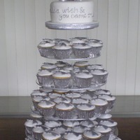 Shooting Star Cupcake Tower 
