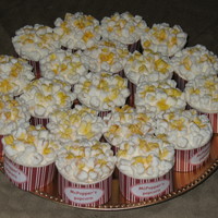 Popcorn Cupcakes Thank you to all for the inspiration and the instruction from this site! I made these popcorn cupcakes for my daughter's class in...