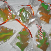 Fall Leaves Sugar cookies with marshmallow fondant.