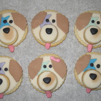 Dog Face Cookies My 11 year old made these cute dog cookies. I am so proud of her. I think she got inspired by the cupcakes. The second picture is my...