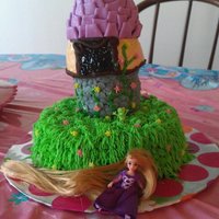 Tangled First time doing something like a tower.. I tried... but it looks good for being a first to do something this extreme.