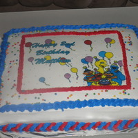 Elmo And Friends A Cake I made for a friend