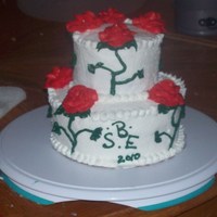 Wedding Cake This is a mini wedding cake that I'm gonna be making my aunt for her Vowel renewal