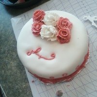 Mother Did It my moms first cake