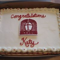 Miami University Grad Cake 
