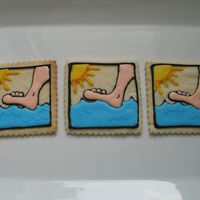 Water Walking A friend requested cookies to share with the folks in her water-walking exercise class, so this is what I came up with. Kind of unusual,...