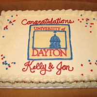 Ud Graduation Cake My first attempt at a chocolate transfer. I should have done them long ago! So easy and really liked the results (although probably won&#...