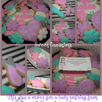 Hair Dresser Cookies Retirement cookies for a lady who was retiring from a J.C. Penny hair salon/