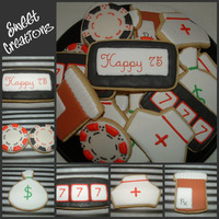 75Th Birthday Ordered for a 75th birthday. The lady likes to gamble and she used to be a nurse.