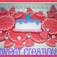 Birthday Cookies I made these for my neice Hollyn who turned 24.