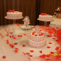 My First Wedding Cake. This is my first wedding cake. Was a bit nervous. But, i am proud.