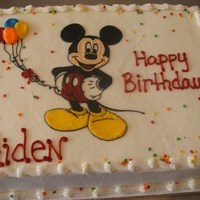 Mikey Mouse Birthday Cake 