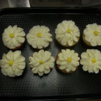 Flower Cupcakes Made these for a church ladies group who called themselves "bloomers".