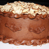 Chocolate i made this cake today for my dads birthday. all chocolate