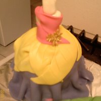 Princess Cake I made this cake for my friends goddaughter,she made11. The dress is displayed on MMF maniquin, the bottom's all cake as well as the...