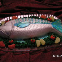 Fish I made this cake using a picture from Colette Peter's book "Colette's Cakes" as my guide and inspiration!