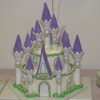 1St Birthday Castle Cake This was a Castle Cake for my daughters 1st Birthday