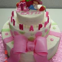 Strawberry Shortcake This cake is for a one year old little gilr's birthday party and is inspired by a picture I saw here in CC. Thanks for the inspiration...