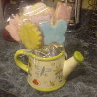 First Cookie Bouquet NFSC with rolled buttercream.