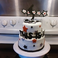 Michael Jackson Cake Chocolate cake with indydebi's buttercream and covered in fondant.