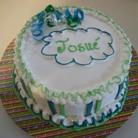 Josue's Birthday Cake made for one of our Pastors.