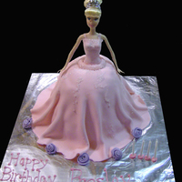 Princess Carved Dress Cake 