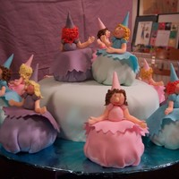 Dancing Princess Cake After Debbie Brown's 12 Dancing Princesses Cake - though my daughter wanted pink.