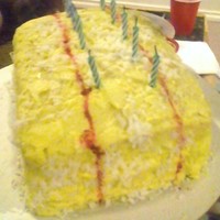 Haybale Cake I made this cake for a horse lover friend of mine. sadly i didnt get a pic of it before the candles were in it.