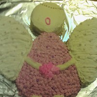 Angel Cake I made this cake out of all buttercream stars.