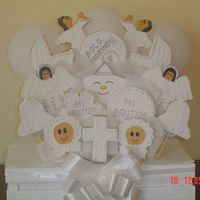 Baptism This bouquet was really easy because white color is the most