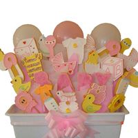 Jardinera Baby Girl This cookies were made for a baby shower.