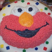 Elmo Cake my first attempt at fondant