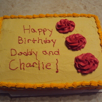 Fall Colors For B-Day Cake 