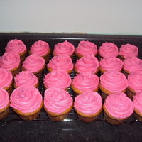 Vanilla Cupcake W/ Raspberry Filling 