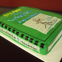 Diary Of A Wimpy Kid Buttercream with fondant accents