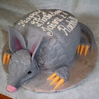 Dug The Armadillo My sister calls me up this Tuesday and says "how quickly can you make me a cake" I say "depends on what kind of cake you...