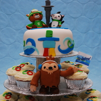 Winter Olympics 2010 Birthday Cake In celebration with the 2010 Winter Olympics, we had our own outside Olympic birthday party. The characters represent the 3 mascots of both...