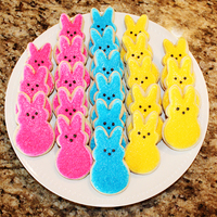 Easter Peeps And Chicks These are Easter cookies I made with the NFSC recipe and Antonia74 Royal Icing!!