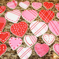 Valentine Cookies Valentine cookies I made with NFSC recipe and Antonia74 Royal Icing.