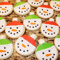 Snowman Cookies!! Made with NFSC recipe and Antonia74 Royal Icing.