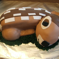 Baby Deer Made for an avid hunter. inside red velvet cake. all edible (fondant covered with fondant details) & all hand carved. had fun with this...