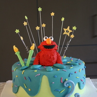 Elmo Birthday Cake This is another Elmo cake, I had to make two cakes for a clients son, they were having 2 parties! It was fun to try different designs!