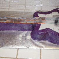 Hannah Montana Guitar Birthday Cake My daughter requested a Hannah Montana guitar cake for her birthday so after devoting an entire 2 days to making this cake, this is what...