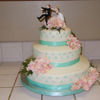 3-Tiered Round Wedding Cake 