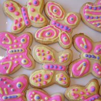 First Ever Cookies I made these cookies for a 3yr olds tea party, i had fun doing them and learned a lot about icing consistancy, dough thickness etc. I made...