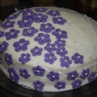 Purple Flowers I made this lemon cake with lemon buttercream frosting (and flowers!) for my grandma's birthday. It was put together kinda quick, so I...
