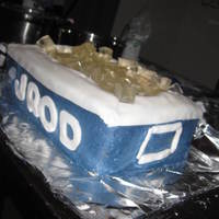 Ice Chest Cake Neapolitan Ice Chest Cake w/ Kiwi Strawberry "Ice Cubes"