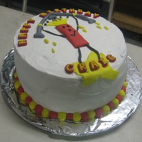 Work Cake Birthday cake for my boss w/ our company logo